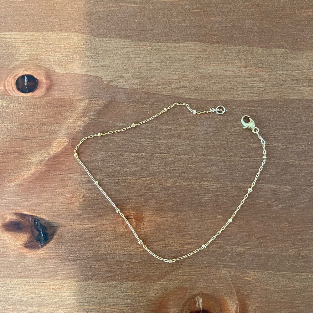 14K Gold Ankle Bracelet